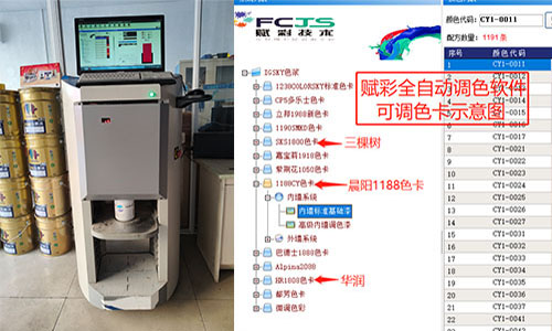 可靠的立邦电脑调色机升级方案,选赋彩厂家 可靠的立邦电脑调色机升级方案,选赋彩厂家